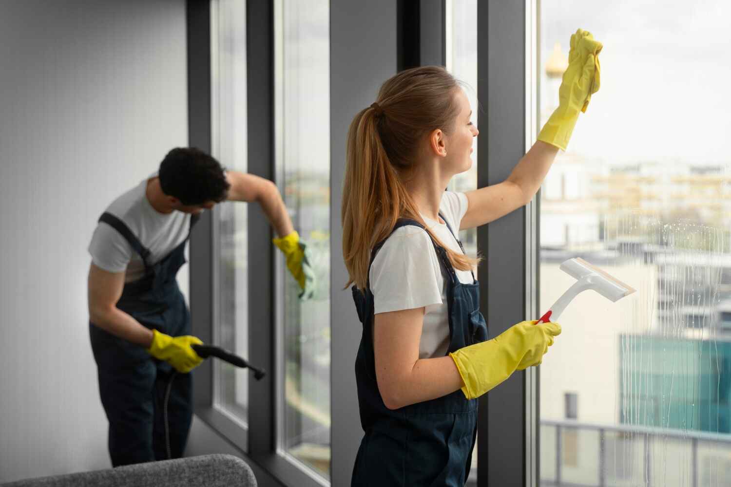 Window Cleaning Services with Attention to Detail